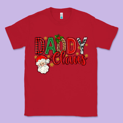 Western Daddy Claus Classic Tee Designed By Bundleandbundleshop
