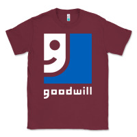 Burgundy goodwill Classic Tee - StudioElite
