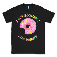 Black i run because i like donuts Classic Tee - StudioElite