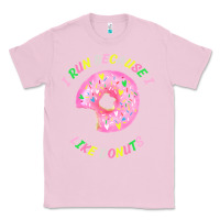 Bubblegum Pink i run because i like donuts Classic Tee - StudioElite