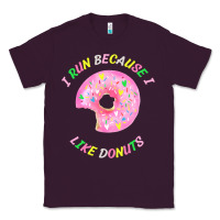Plum i run because i like donuts Classic Tee - StudioElite