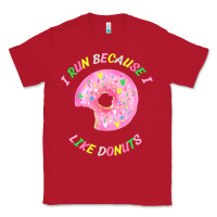 Red i run because i like donuts Classic Tee - StudioElite