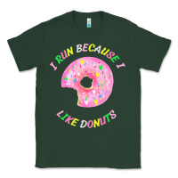 Sports Green i run because i like donuts Classic Tee - StudioElite