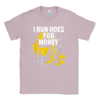 Lilac heavy equipment operator i run hoes for money usa flag t shirt Classic Tee - StudioElite