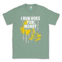 Sage heavy equipment operator i run hoes for money usa flag t shirt Classic Tee - StudioElite