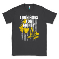 Smoke heavy equipment operator i run hoes for money usa flag t shirt Classic Tee - StudioElite