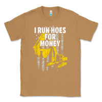 Toasted Coconut heavy equipment operator i run hoes for money usa flag t shirt Classic Tee - StudioElite