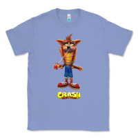 Colony Blue Crash Bandicoot  Yo Yo Classic Tee - StudioElite