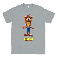 Heather Grey Crash Bandicoot  Yo Yo Classic Tee - StudioElite