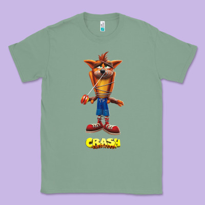 Crash Bandicoot  Yo Yo Classic Tee Designed By Studioelite