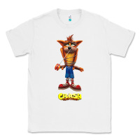 White Crash Bandicoot  Yo Yo Classic Tee - StudioElite