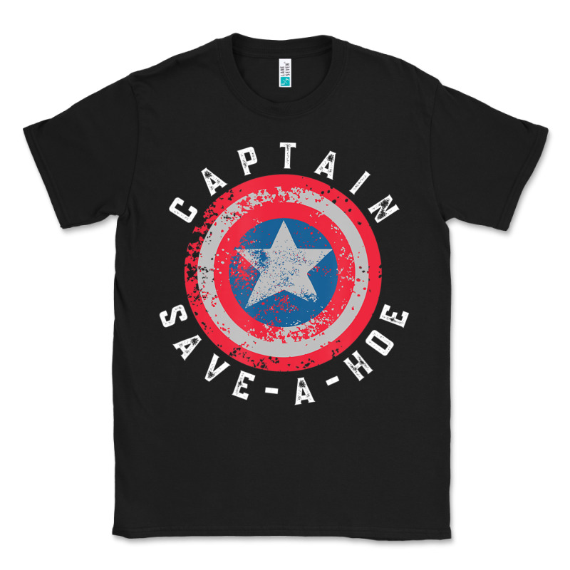 Captain Save-a-hoe Vintage Funny Retro Classic Tee by StudioElite | Teevron