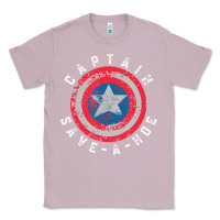 Lilac Captain Save-A-Hoe Vintage Funny Retro Classic Tee - StudioElite