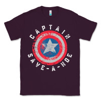 Plum Captain Save-A-Hoe Vintage Funny Retro Classic Tee - StudioElite
