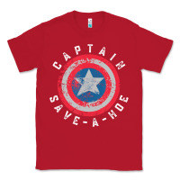 Red Captain Save-A-Hoe Vintage Funny Retro Classic Tee - StudioElite