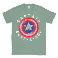 Sage Captain Save-A-Hoe Vintage Funny Retro Classic Tee - StudioElite