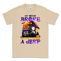 Mushroom my broom broke so now i drive a j.e.e.p witch halloween t shirt Classic Tee - StudioElite