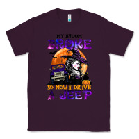Plum my broom broke so now i drive a j.e.e.p witch halloween t shirt Classic Tee - StudioElite