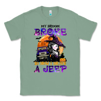 Sage my broom broke so now i drive a j.e.e.p witch halloween t shirt Classic Tee - StudioElite