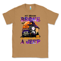 Toasted Coconut my broom broke so now i drive a j.e.e.p witch halloween t shirt Classic Tee - StudioElite