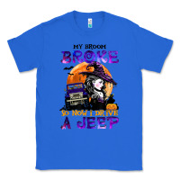 True Royal my broom broke so now i drive a j.e.e.p witch halloween t shirt Classic Tee - StudioElite