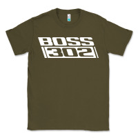 Army Green boss 302 (white) Classic Tee - StudioElite