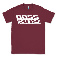 Burgundy boss 302 (white) Classic Tee - StudioElite