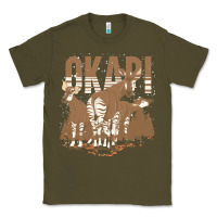 Army Green okapi t  shirt wildlife okapi lover africa safari zoo animal okapi t Classic Tee - StudioElite