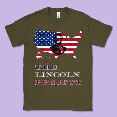 The Lincoln Project Save Usa Abraham Lincoln American Flag T Shirt Classic Tee Designed By Studioelite