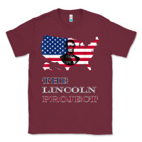 Burgundy the lincoln project save usa abraham lincoln american flag t shirt Classic Tee - StudioElite