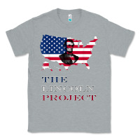 Heather Grey the lincoln project save usa abraham lincoln american flag t shirt Classic Tee - StudioElite