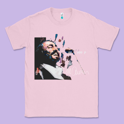Original Portrait Of Luciano Pavarotti Classic Tee Designed By Studioelite