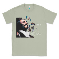 Matcha Original Portrait of Luciano Pavarotti Classic Tee - StudioElite