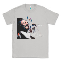 Moon Dust Original Portrait of Luciano Pavarotti Classic Tee - StudioElite