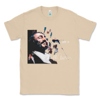 Mushroom Original Portrait of Luciano Pavarotti Classic Tee - StudioElite