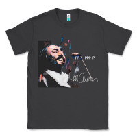 Smoke Original Portrait of Luciano Pavarotti Classic Tee - StudioElite