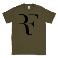Army Green federer rf Classic Tee - StudioElite