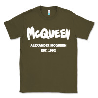 Army Green Alexander Mcqueen Classic Classic Tee - StudioElite