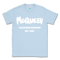 Dusty Blue Alexander Mcqueen Classic Classic Tee - StudioElite