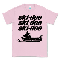 Bubblegum Pink vintage ski doo Classic Tee - StudioElite