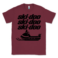 Burgundy vintage ski doo Classic Tee - StudioElite