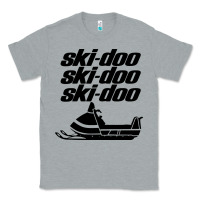 Heather Grey vintage ski doo Classic Tee - StudioElite