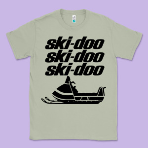 Vintage Ski Doo Classic Tee Designed By Studioelite