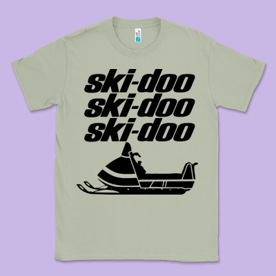 Vintage Ski Doo Classic Tee Designed By Studioelite
