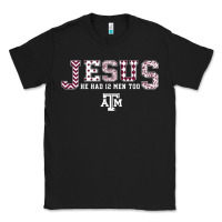 Black Texas A&m Aggies Jesus - Had 12 Men - Patterned Classic Tee - PixelFlow