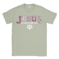 Matcha Texas A&m Aggies Jesus - Had 12 Men - Patterned Classic Tee - PixelFlow