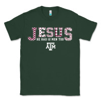 Sports Green Texas A&m Aggies Jesus - Had 12 Men - Patterned Classic Tee - PixelFlow
