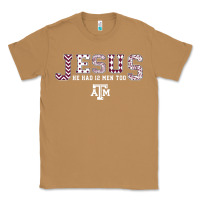 Toasted Coconut Texas A&m Aggies Jesus - Had 12 Men - Patterned Classic Tee - PixelFlow