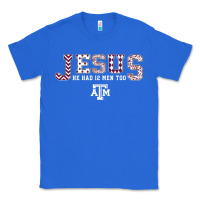 True Royal Texas A&m Aggies Jesus - Had 12 Men - Patterned Classic Tee - PixelFlow