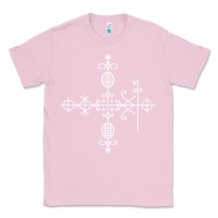 Bubblegum Pink haitian veve  voodoo symbol t shirt Classic Tee - PixelFlow